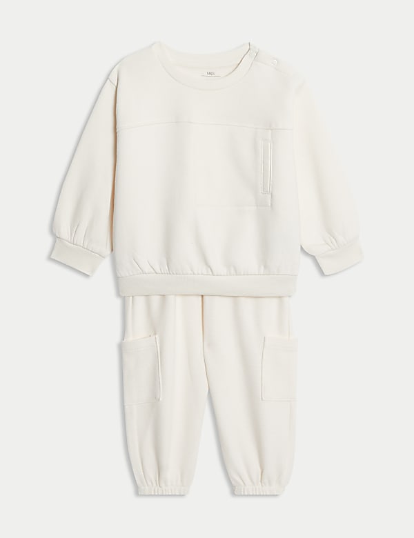 2pc Cotton Rich Top & Bottom Outfit (0-6 Yrs) - AL