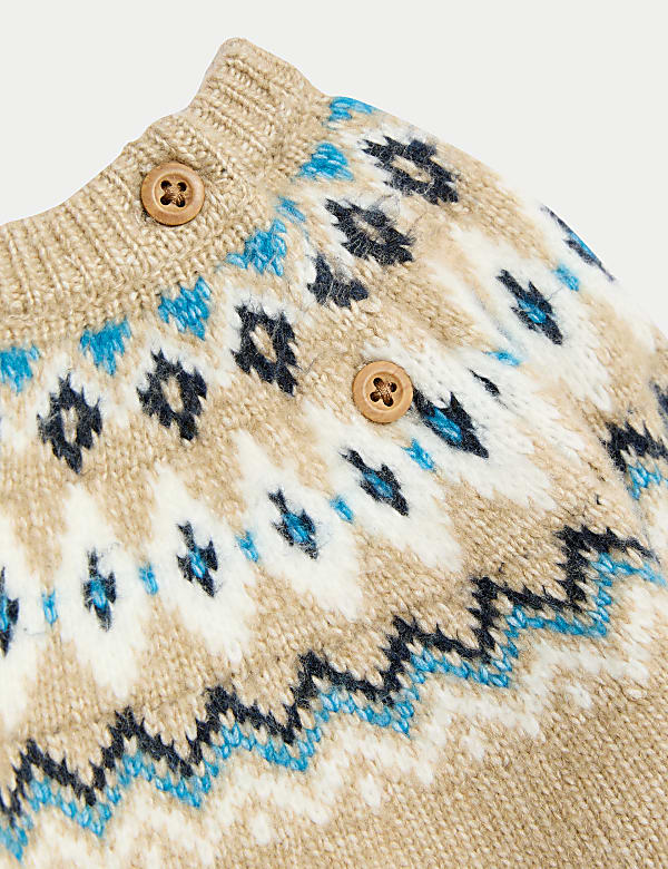 Fair Isle Knitted Jumper (0-3 Yrs) - AL
