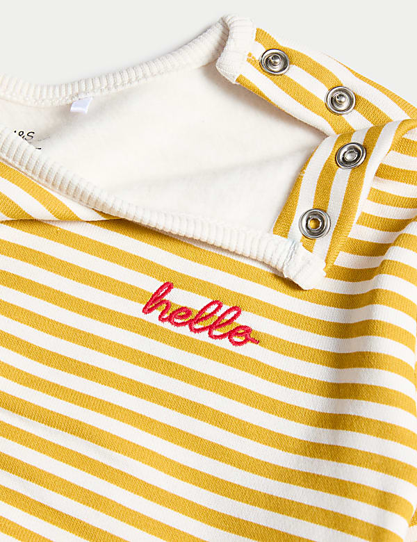 Ensemble 2 pi&egrave;ces en coton avec top et bas (jusqu&rsquo;au 8 ans) - LU