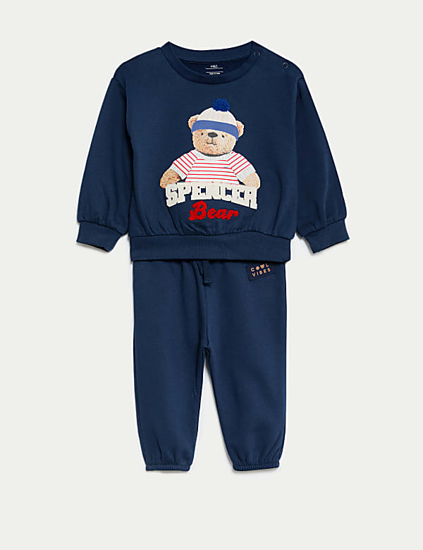 Cotton Rich Spencer Bear&trade; Outfit (0-3 Yrs) - HR