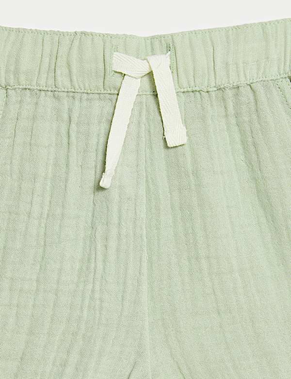 Pure Cotton Double Cloth Shorts (0-3 Yrs) - NL