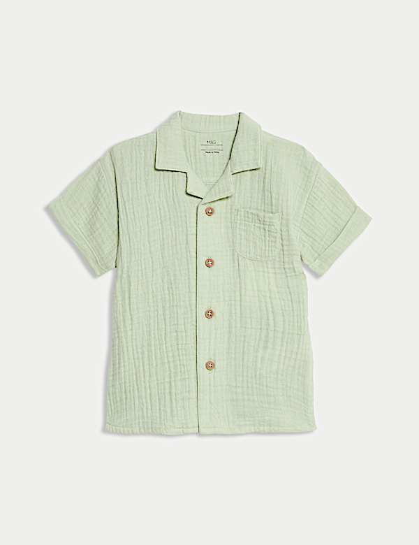 Pure Cotton Double Cloth Shirt (0-3 Yrs) - RO