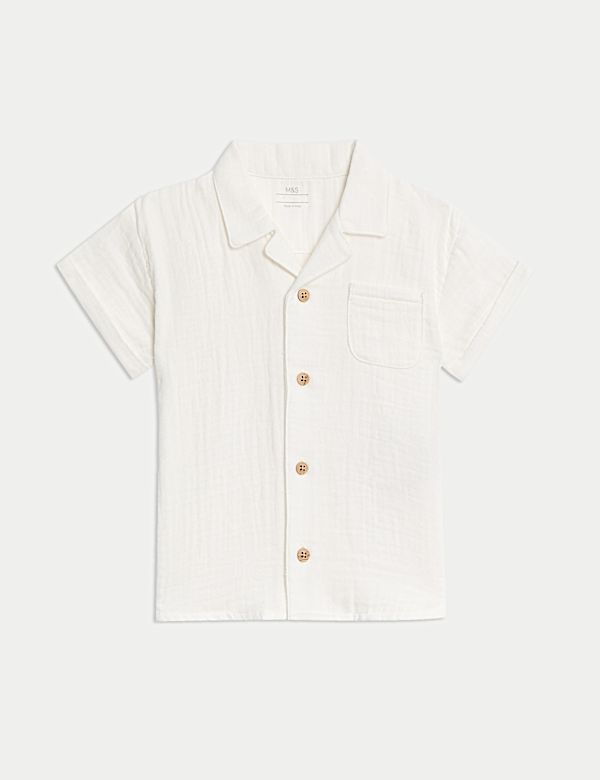 Pure Cotton Double Cloth Shirt (0-3 Yrs)