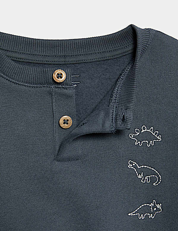 2pc Cotton Rich Dino Top & Bottom Outfit (0-6 Yrs) - AU