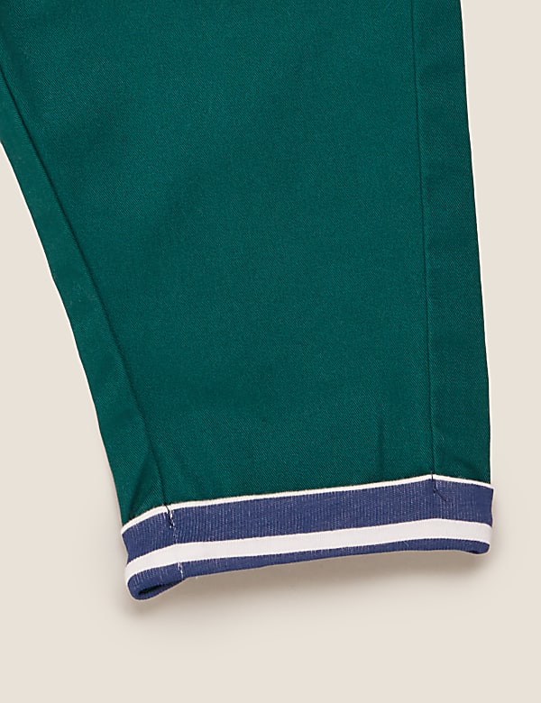 Pure Cotton Twill Trousers