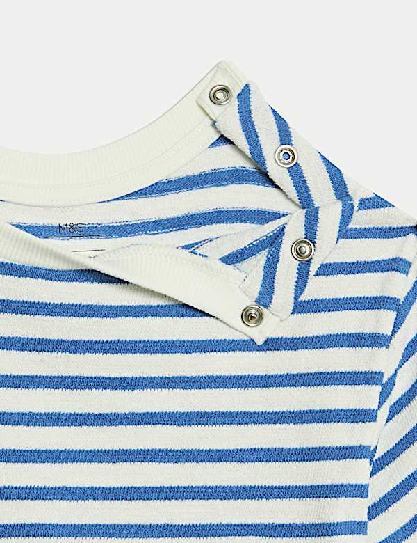 2pc Pure Cotton Striped Short Outfit (0-3 Yrs)