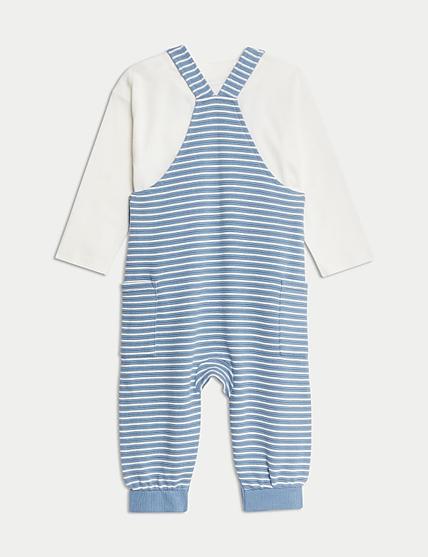 2pc Pure Cotton Striped Outfit (0-3 Yrs) - BG