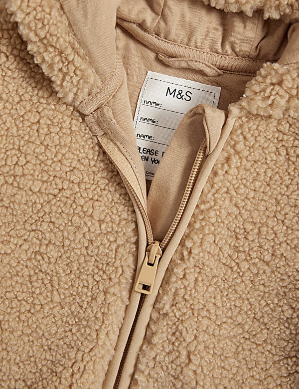 Borg Hooded Jacket (0-3 Yrs)