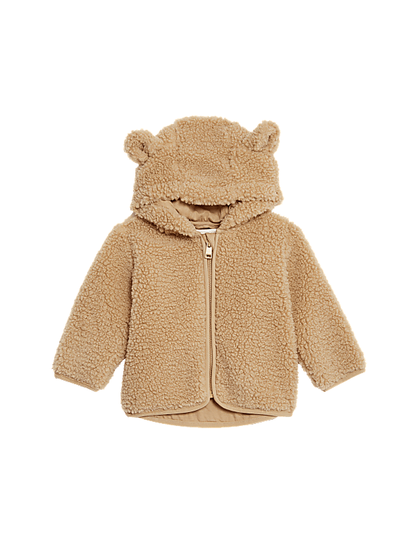 Borg Hooded Jacket (0-3 Yrs)