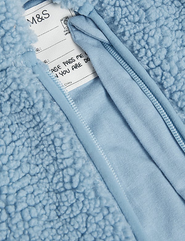Borg Hooded Jacket (0-3 Yrs)