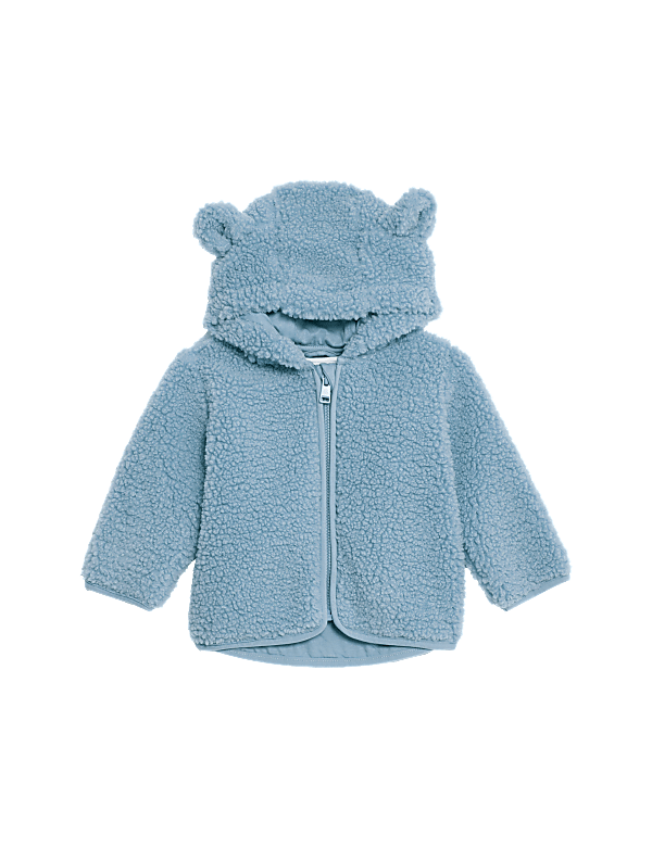 Borg Hooded Jacket (0-3 Yrs)