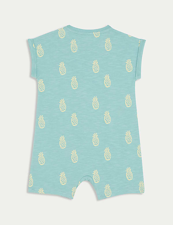 Pure Cotton Pineapple Print Romper (0-3 Yrs)