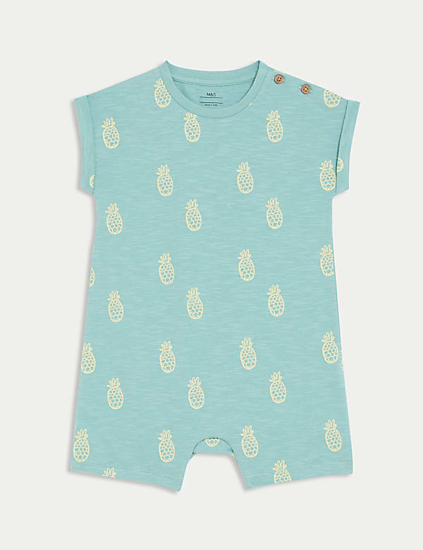 Pure Cotton Pineapple Print Romper (0-3 Yrs) - VN