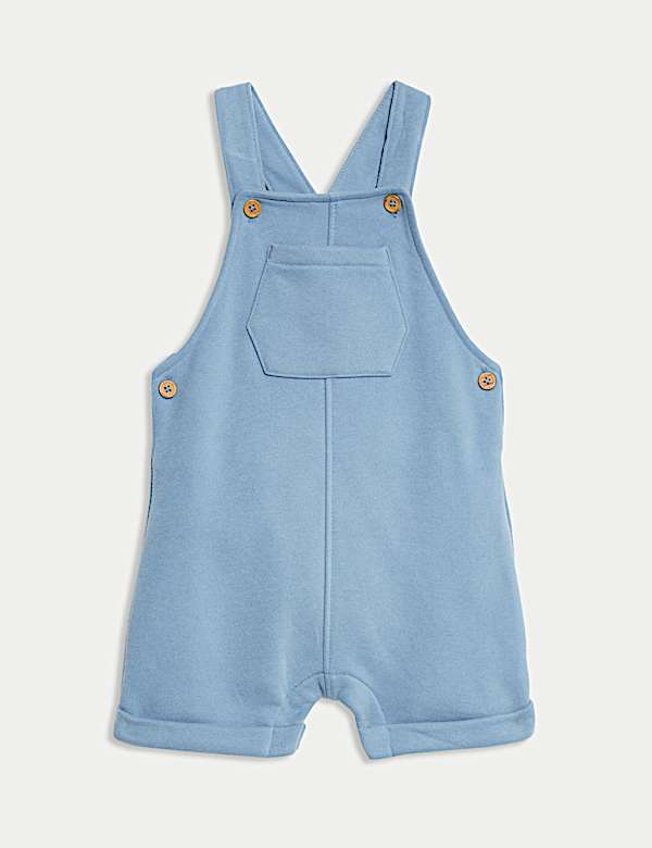 Σύνολο 2 τεμαχίων με σαλοπέτα και υψηλή περιεκτικότητα σε βαμβάκι (0-3 ετών) - GR