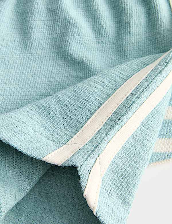 2 Pack Pure Cotton Side Stripe Shorts (0-5 Yrs)