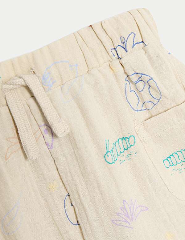 3pc Print Shorts with Hat Outfit (0-3 Yrs) - PL