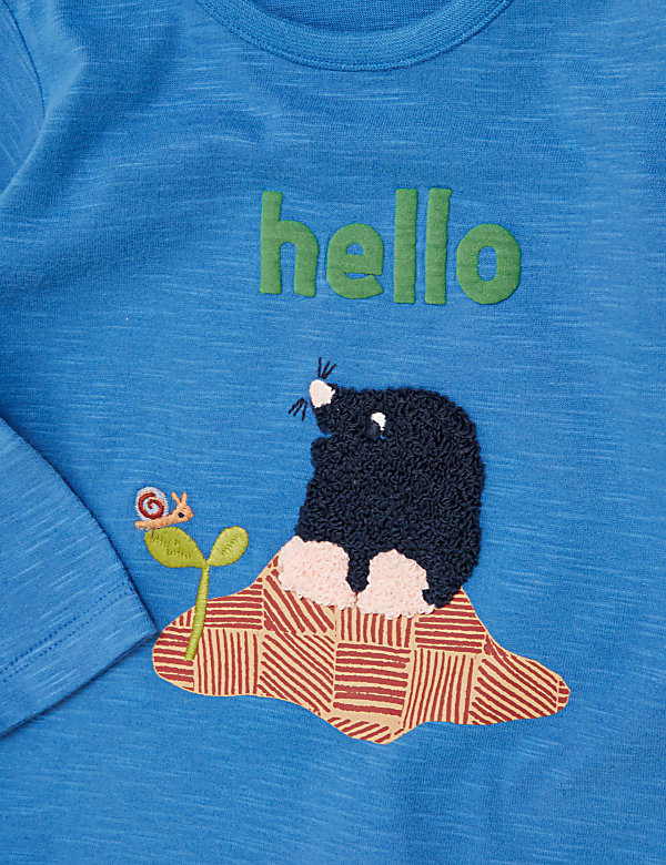 Pure Cotton Hello Mole Top