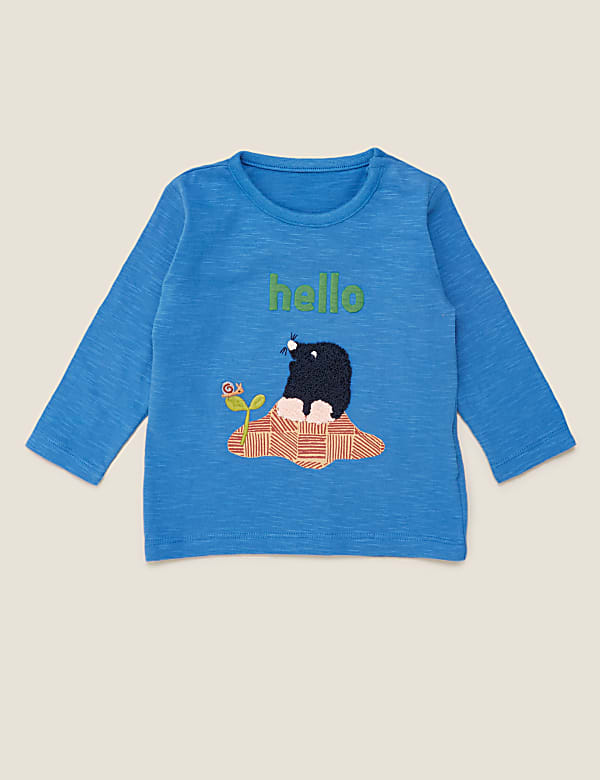 Pure Cotton Hello Mole Top