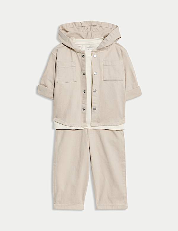 3pc Cotton Rich Outfit (0-6 Yrs) - CH