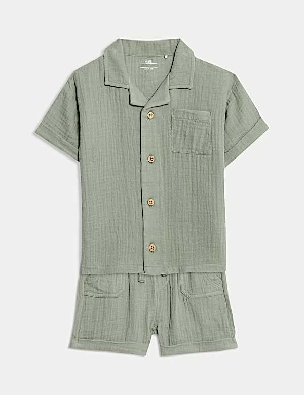 2pc Pure Cotton Top & Bottom Outfit (0-6 Yrs) - AU