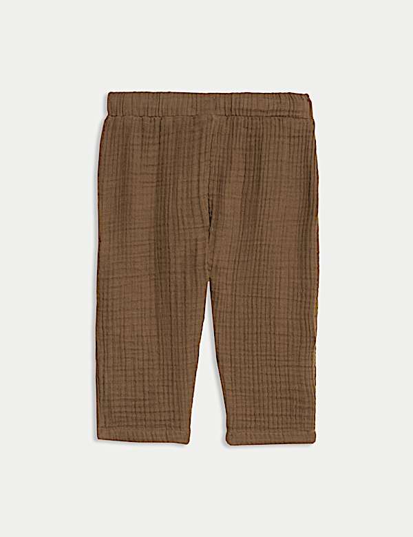 Pure Cotton Double Cloth Trousers (0-6 Yrs) - CZ