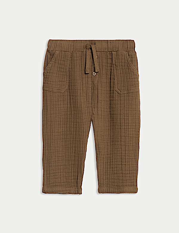 Pure Cotton Double Cloth Trousers (0-6 Yrs) - CH