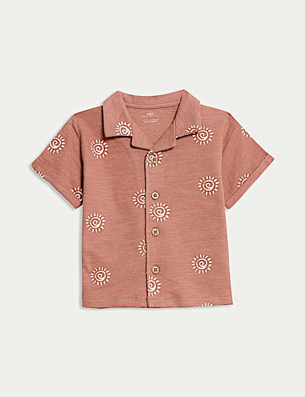 2pc Pure Cotton Shirt & Shorts Outfit (0-6 Yrs)