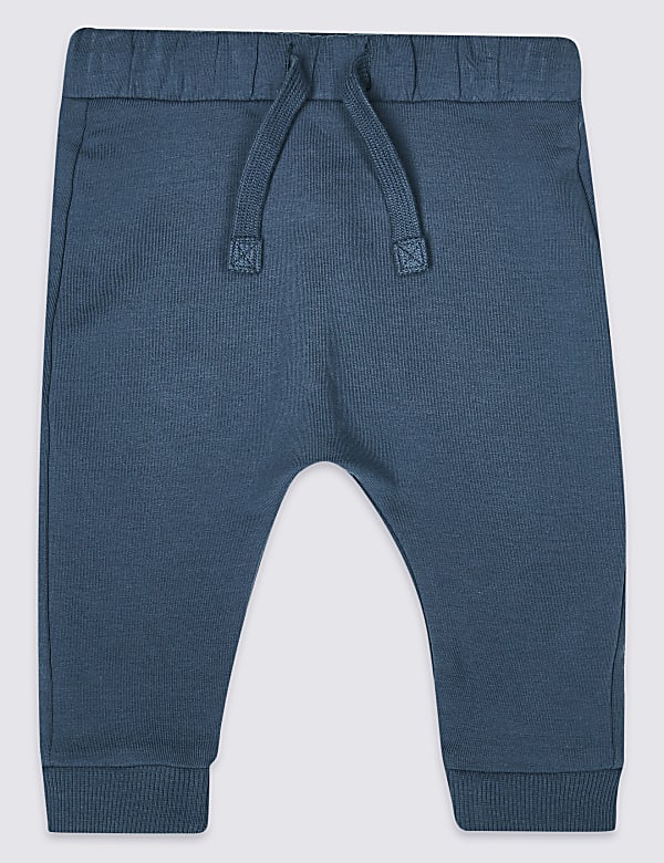 2 Pack Organic Cotton Rich Joggers (0 -36 Mths)