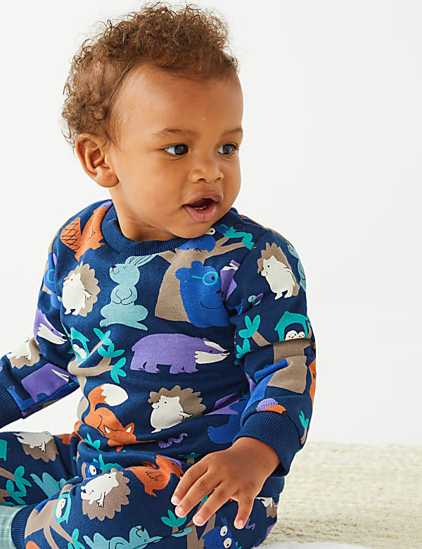 Cotton Rich Woodland Sweatshirt (0-3 Yrs)