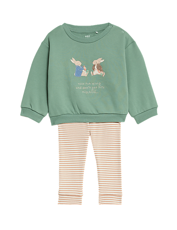 2pc Cotton Rich Peter Rabbit™ Outfit (0-3 Yrs)