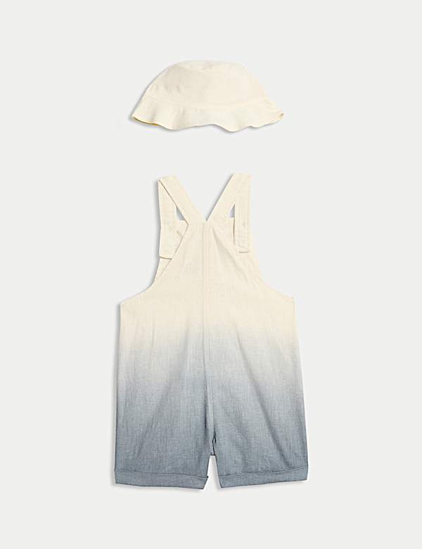 2pc Cotton Rich Ombre Bibshort Outfit (0-3 Yrs) - US