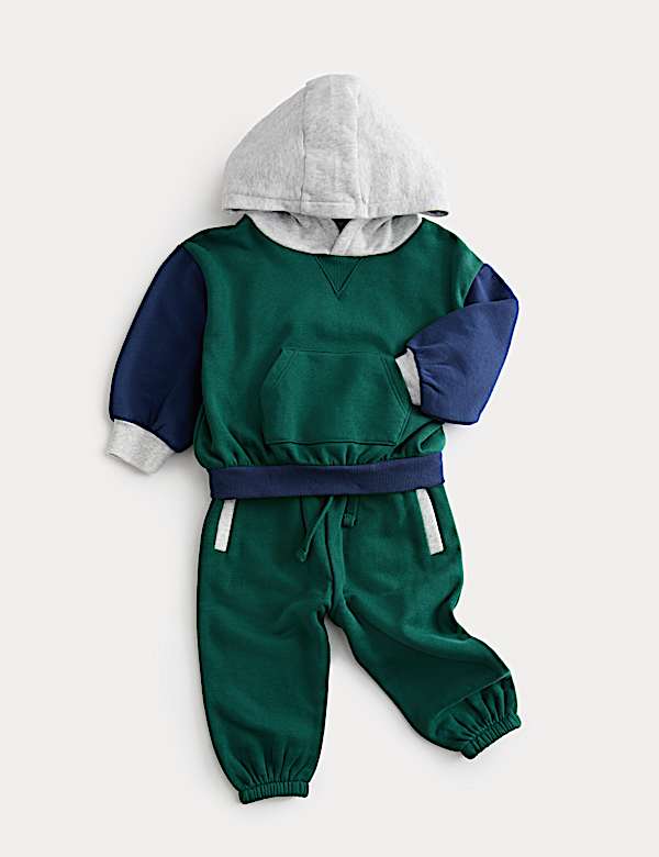 Colourblock Hoodie Outfit (0-6 Yrs) - NL