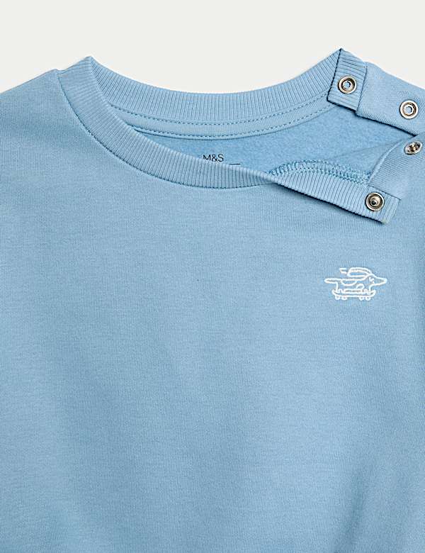 2dílný outfit mikiny a kalhot (0–6 let) - CZ