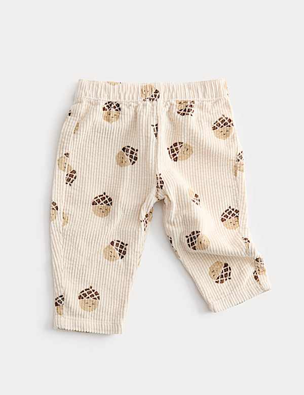 Pure Cotton Little Acorn Trousers (0-3 Yrs) - LT