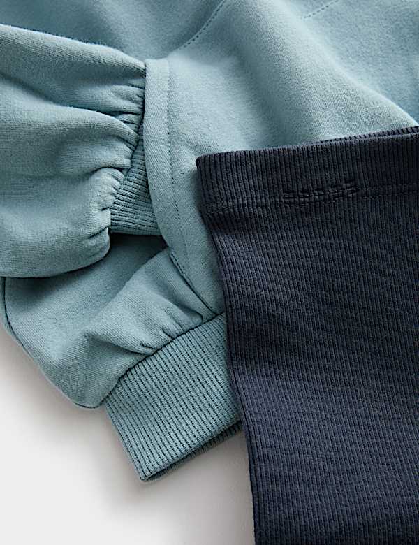 2pc Cotton Rich Top & Leggings Outfit (0-3 Yrs)