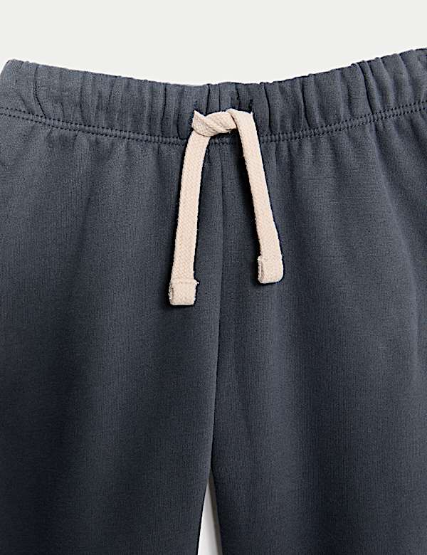 2pc Cotton Rich Colour Block Hooded Sweat Outfit (0-6 Yrs)