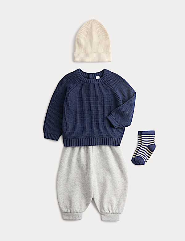 Débardeur Fille Marks And Spencer Coton Bleu Motif Géométrique Carrés – Taille 4-5 Ans