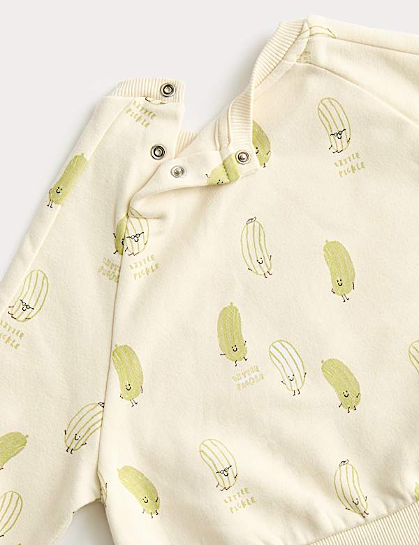 2 Piece Little Pickle Sweatshirt & Leggings Outfit (0-3 Years) - RS