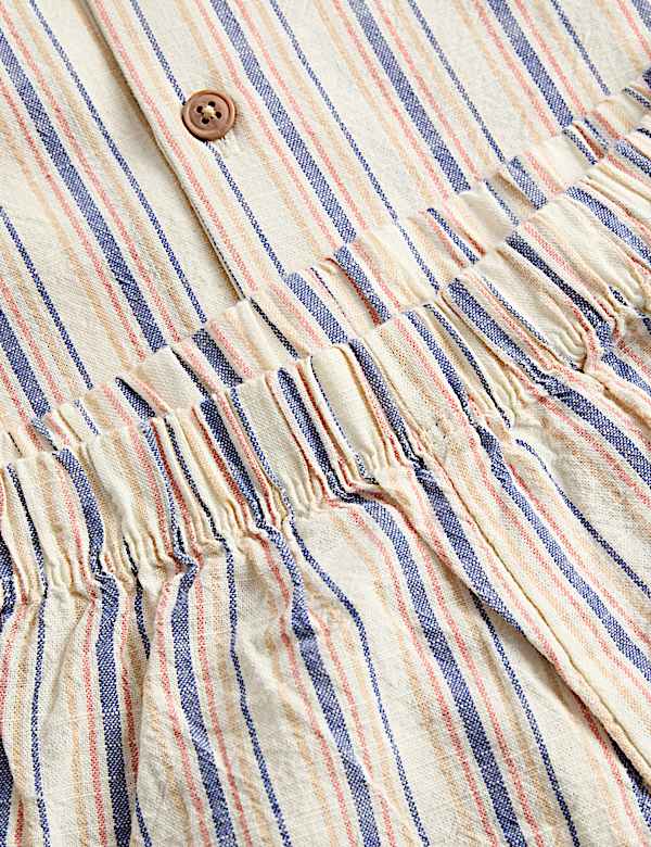 Pure Cotton Striped Top & Bottom Outfit (0-5 Yrs)