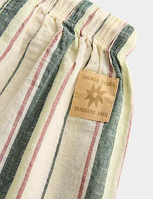 Cotton Rich Striped Trousers (0-5 Yrs)