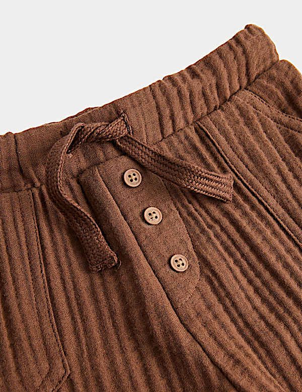 Pure Cotton Double Cloth Trousers (0-5 Yrs)