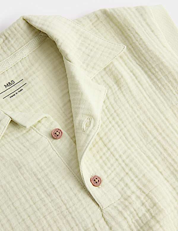 Pure Cotton Triple Cloth Top & Shorts (0-5 Yrs)