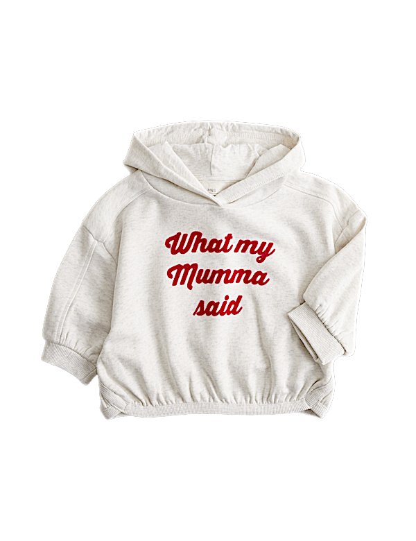 Cotton Rich 'What My Mumma Said' Hoodie (0-5 Yrs)
