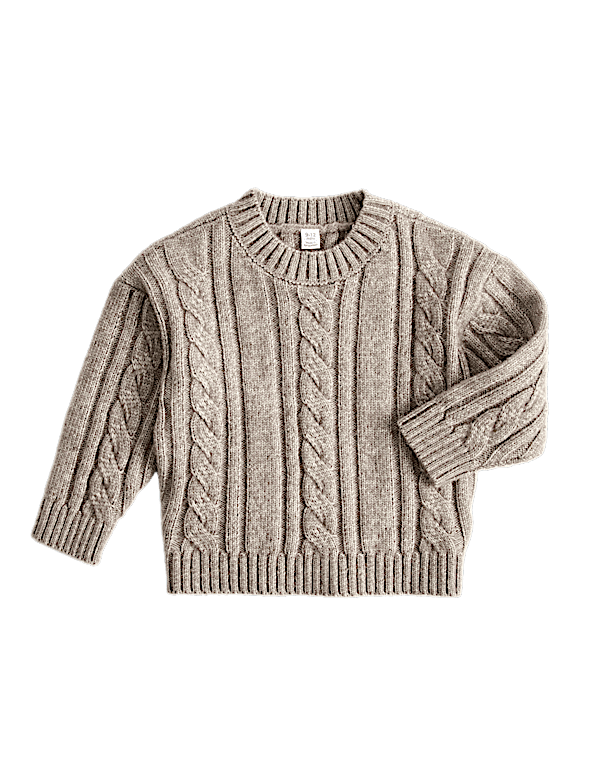 Cable Knit Jumper (0 Mths-5 Yrs)