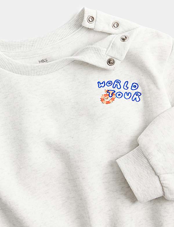 Cotton Rich Bug Sweatshirt (0-5 Yrs) - CY
