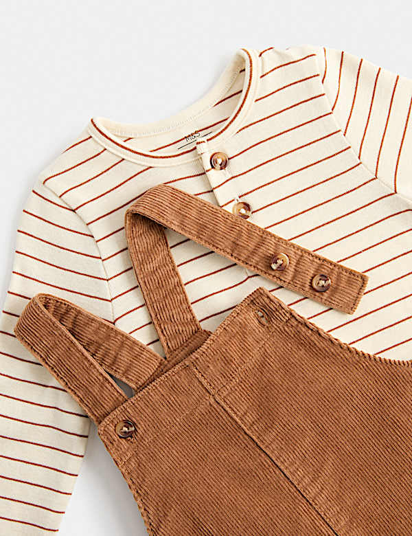 Pure Cotton Patterned Dungarees - JO