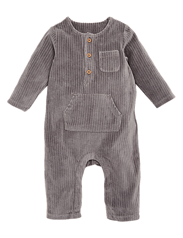 Cotton Cord All in One Romper Suit (0-3 Yrs)