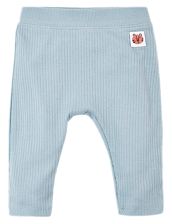 Cotton Ribbed Leggings (0-36 Mths)