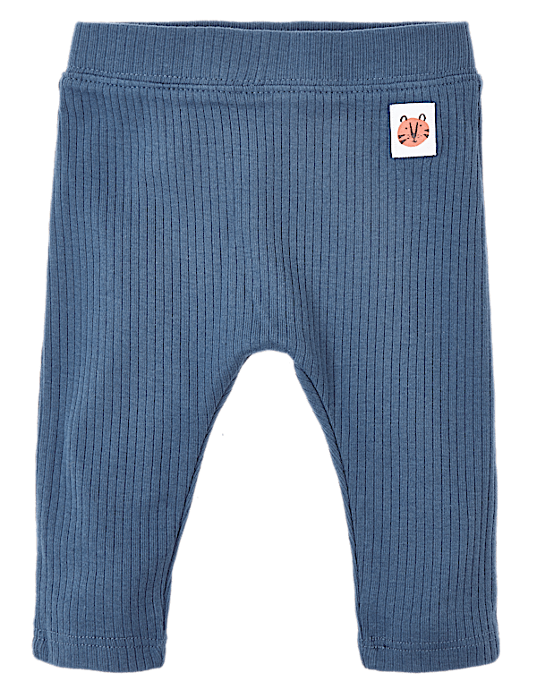 Cotton Ribbed Leggings (0-36 Mths)