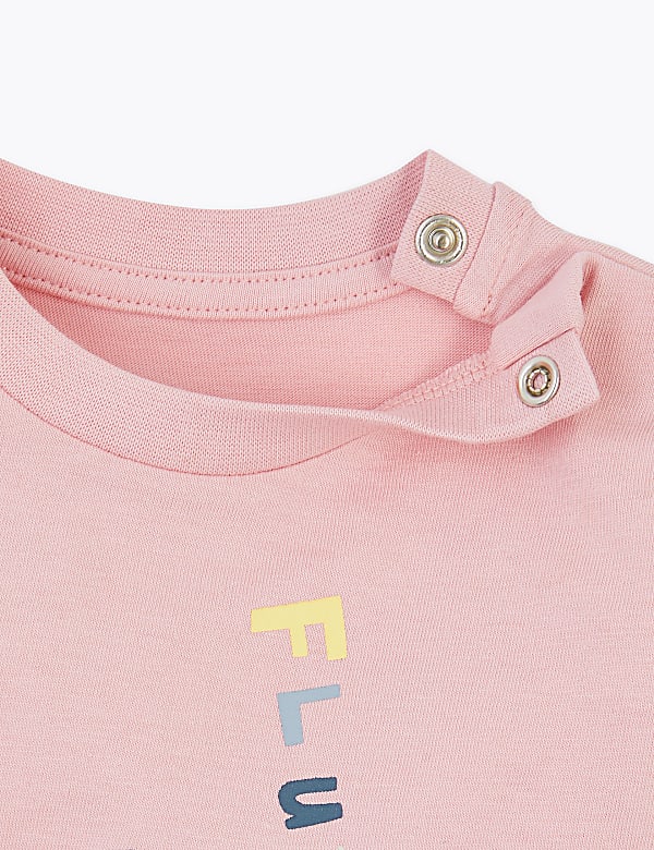 Cotton Giraffe Design T-Shirt (0-3 Yrs)